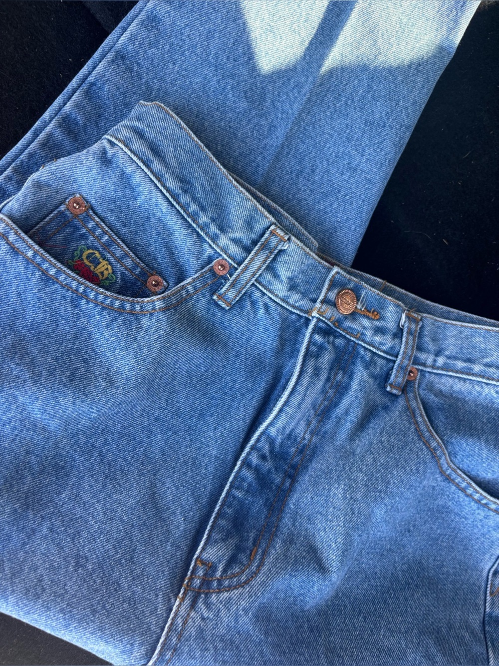 ✨ Vintage Y2K Code Bleu Straight Leg Jeans | Size 9/10 | Light Wash Denim